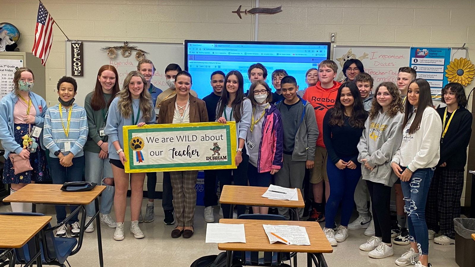 Mrs. Downey Named March Teacher of the Month